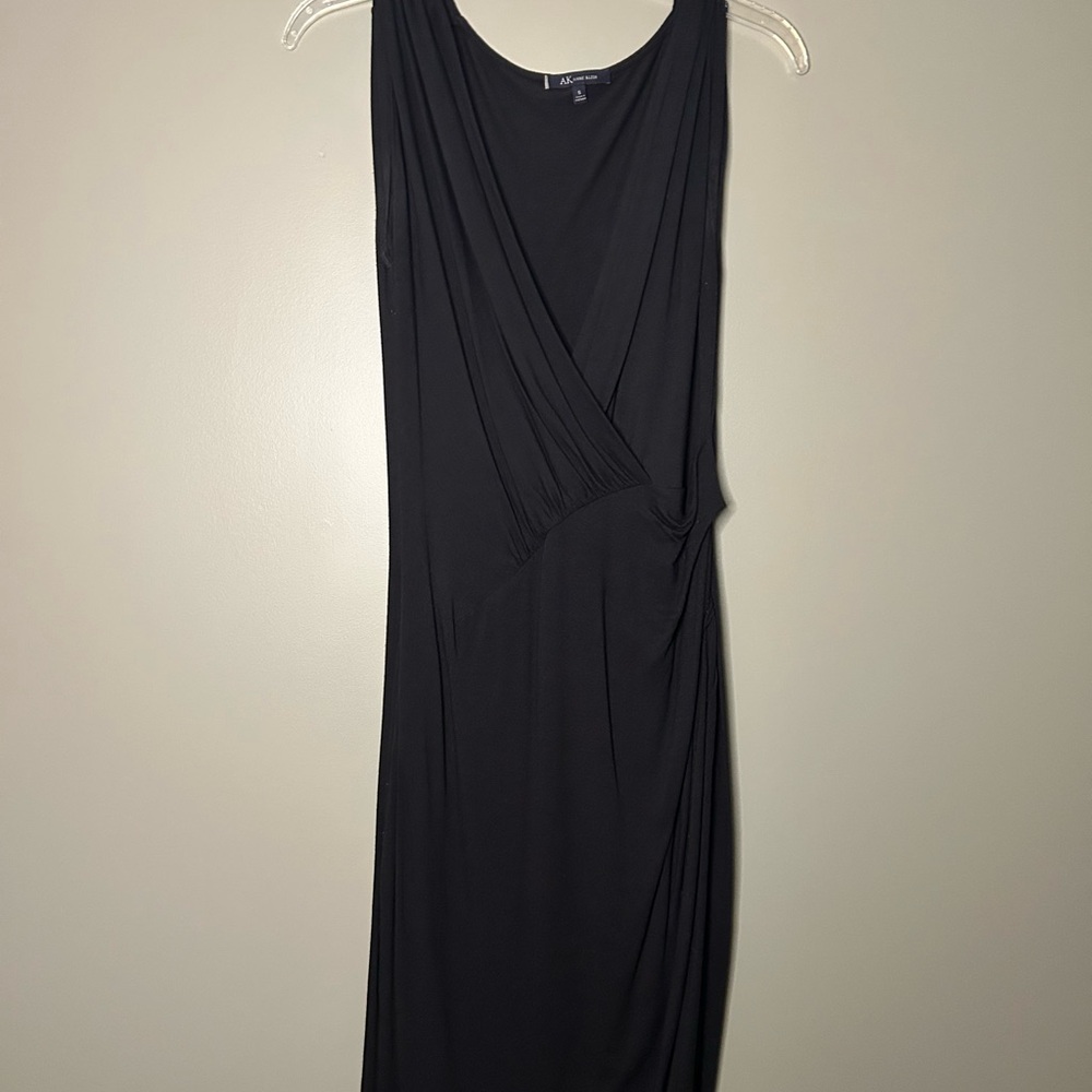 Anne Klein Black Asymmetrical Dress
